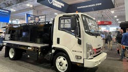 The Isuzu NRR truck chassis has a GVWR of 19,500 pounds. The Isuzu NRR truck chassis has a GVWR of 19,500 pounds.