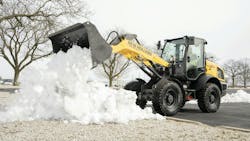 W80C LR is a long-reach wheel loader. W80C LR is a long-reach wheel loader.