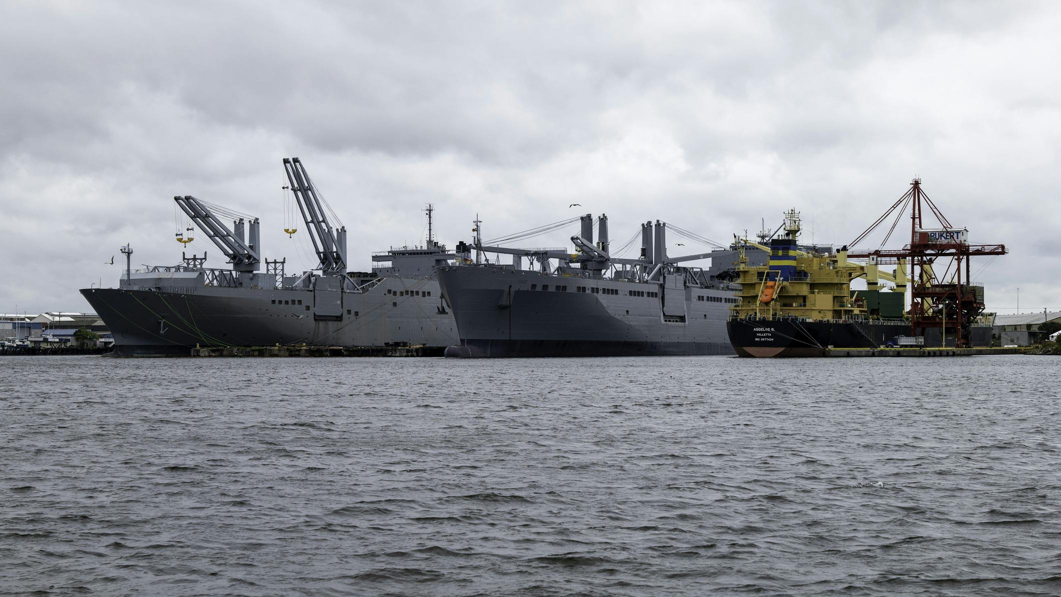 Two channels have been opened to Port Baltimore, shown in this stock photograph.