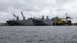 Two channels have been opened to Port Baltimore, shown in this stock photograph. Two channels have been opened to Port Baltimore, shown in this stock photograph.