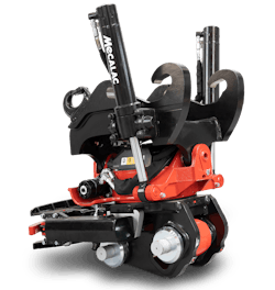 The tiltrotators allow for 360-degree rotation in both directions as well as a 40-degree tilt left and right for various attachments. The tiltrotators allow for 360-degree rotation in both directions as well as a 40-degree tilt left and right for various attachments.