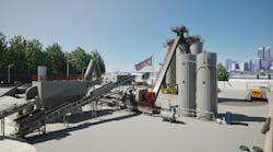 Storage silos have capacities ranging up to 300 tons with extended mix storage options available. Storage silos have capacities ranging up to 300 tons with extended mix storage options available.