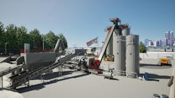 Storage silos have capacities ranging up to 300 tons with extended mix storage options available. Storage silos have capacities ranging up to 300 tons with extended mix storage options available.