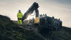 The Epiroc T30 R drill has 19 kW of drilling power. The Epiroc T30 R drill has 19 kW of drilling power.