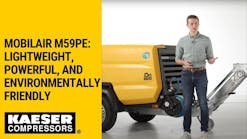 MOBILAIR M59PE: Lightweight, powerful, and environmentally friendly | Kaeser Compressors