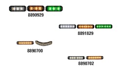 Wide angle LED strobe lights. Wide angle LED strobe lights.