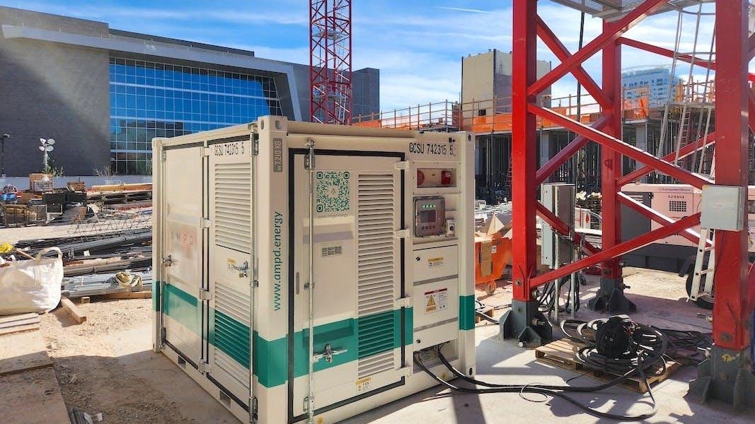 Energy storage systems reduced the need for generators.