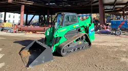 Bobcat T7X electric compact track loader.