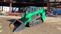 Bobcat T7X electric compact track loader. Bobcat T7X electric compact track loader.