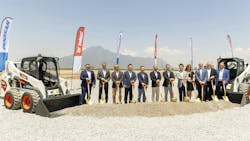 Groundbreaking ceremony attended by Bobcat leaders. Groundbreaking ceremony attended by Bobcat leaders.