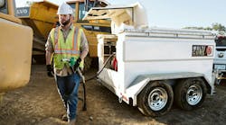 MiniCube deployed on the job site. MiniCube deployed on the job site.