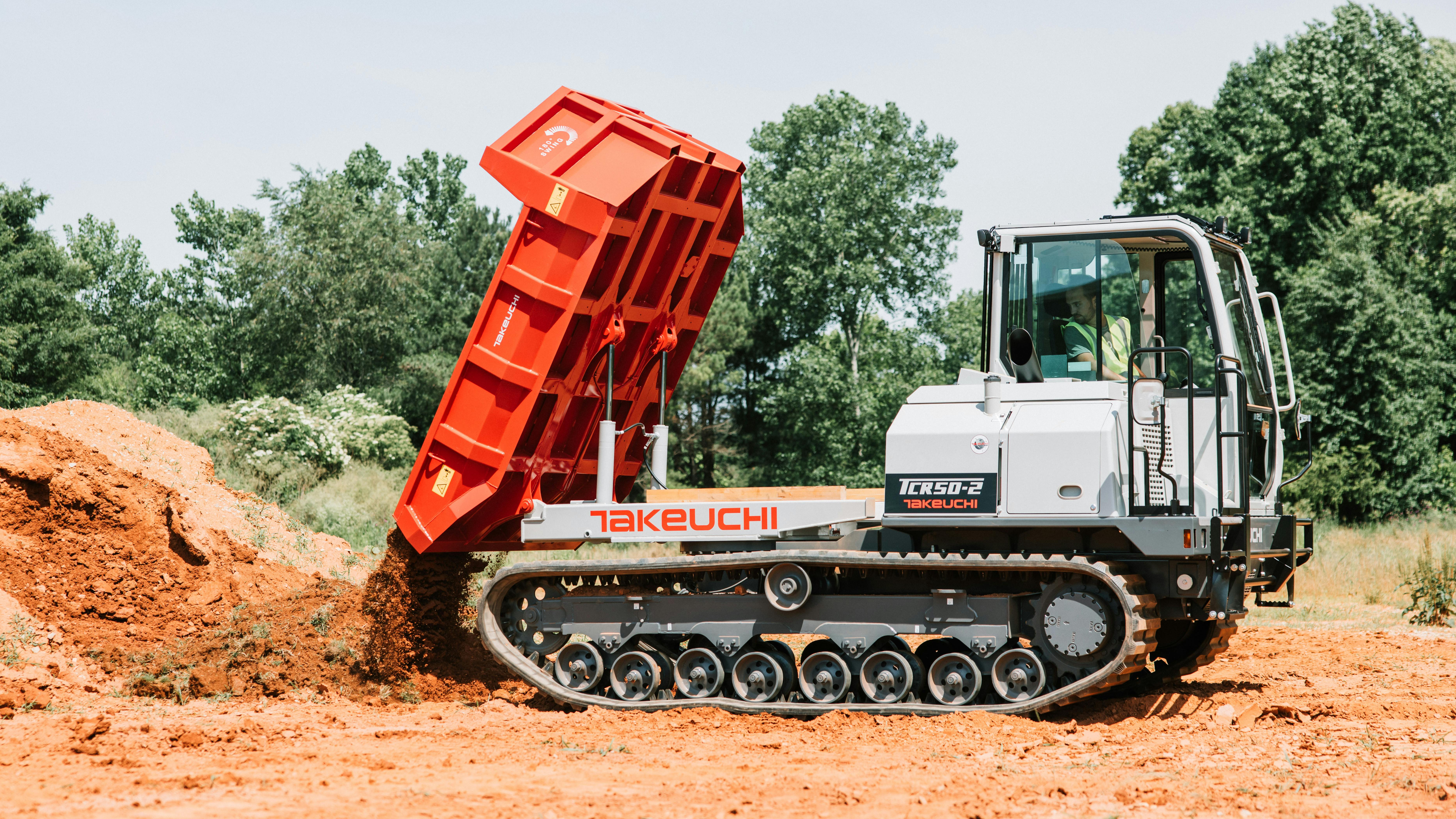Takeuchi TCR50-2 has a payload of 8,157 pounds.