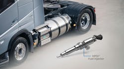 At the heart of the HPDI fuel system is an injector with a dual concentric needle design. At the heart of the HPDI fuel system is an injector with a dual concentric needle design.