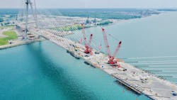 The Gordie Howe International Bridge is scheduled to open in the fall of 2025. The Gordie Howe International Bridge is scheduled to open in the fall of 2025.