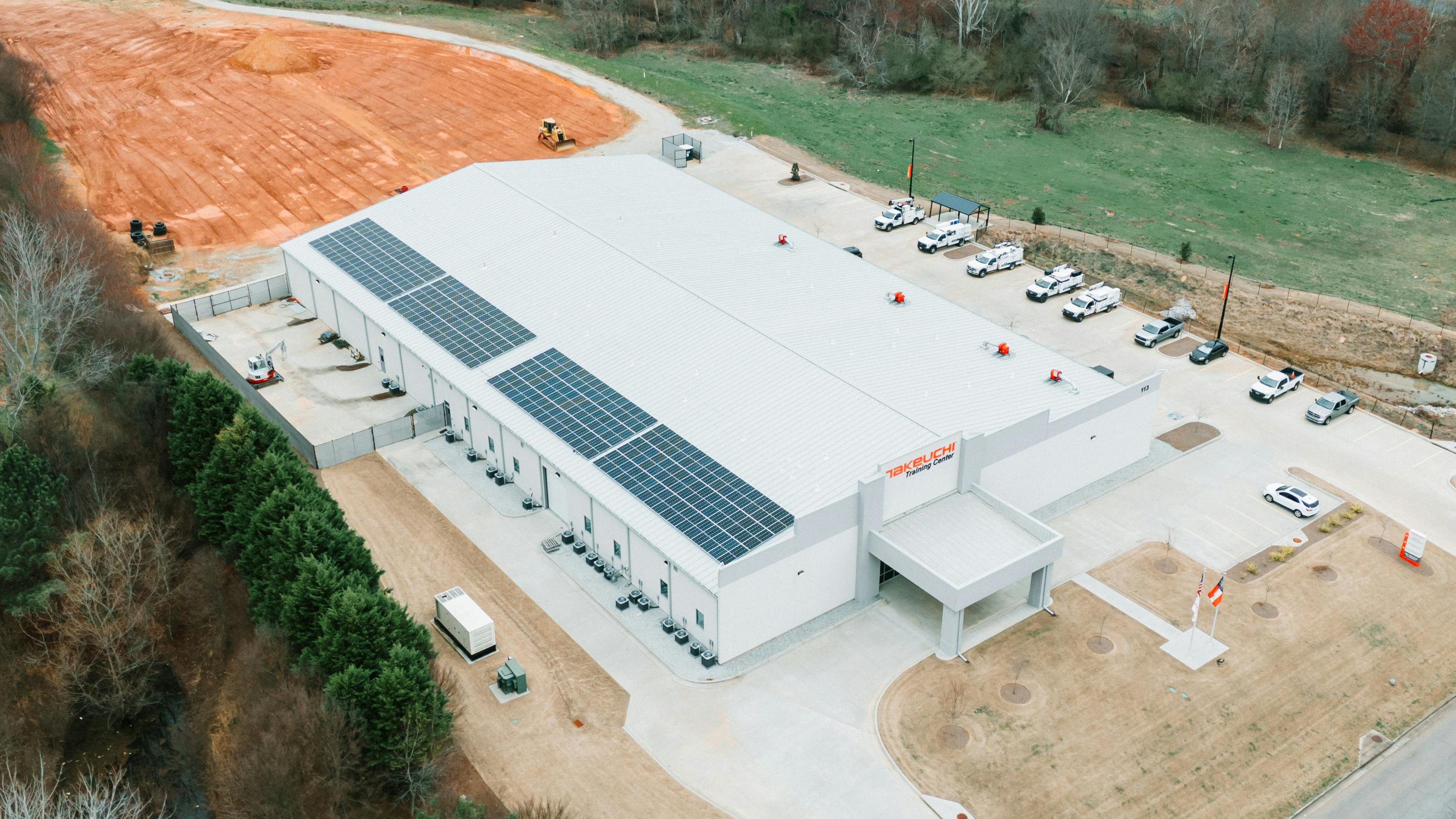 Takeuchi Solar Panels Training Center