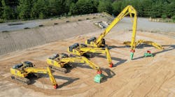 Komatsu's family of demolition excavators is now available to North American customers. Komatsu's family of demolition excavators is now available to North American customers.