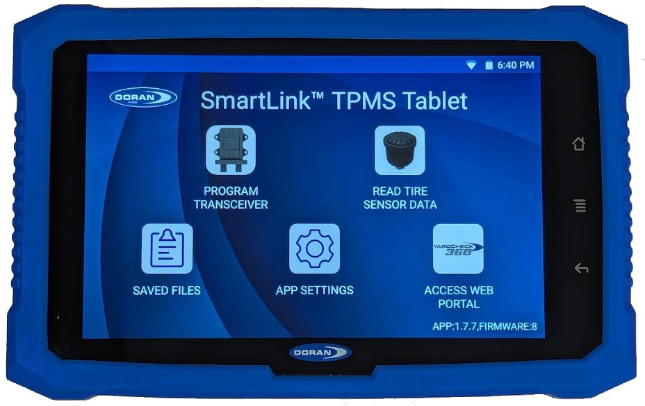 Doran 360 SmartLink Digital Tire Pressure and Temperature Data Tablet
