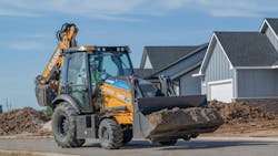 Case 580EV load Case 580EV load