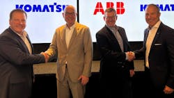 Komatsu ABB electrification platform Komatsu ABB electrification platform