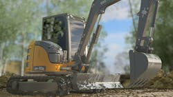 Simulator Volvo mini excavator. Simulator Volvo mini excavator.