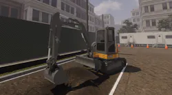 CM Labs mini excavator simulator