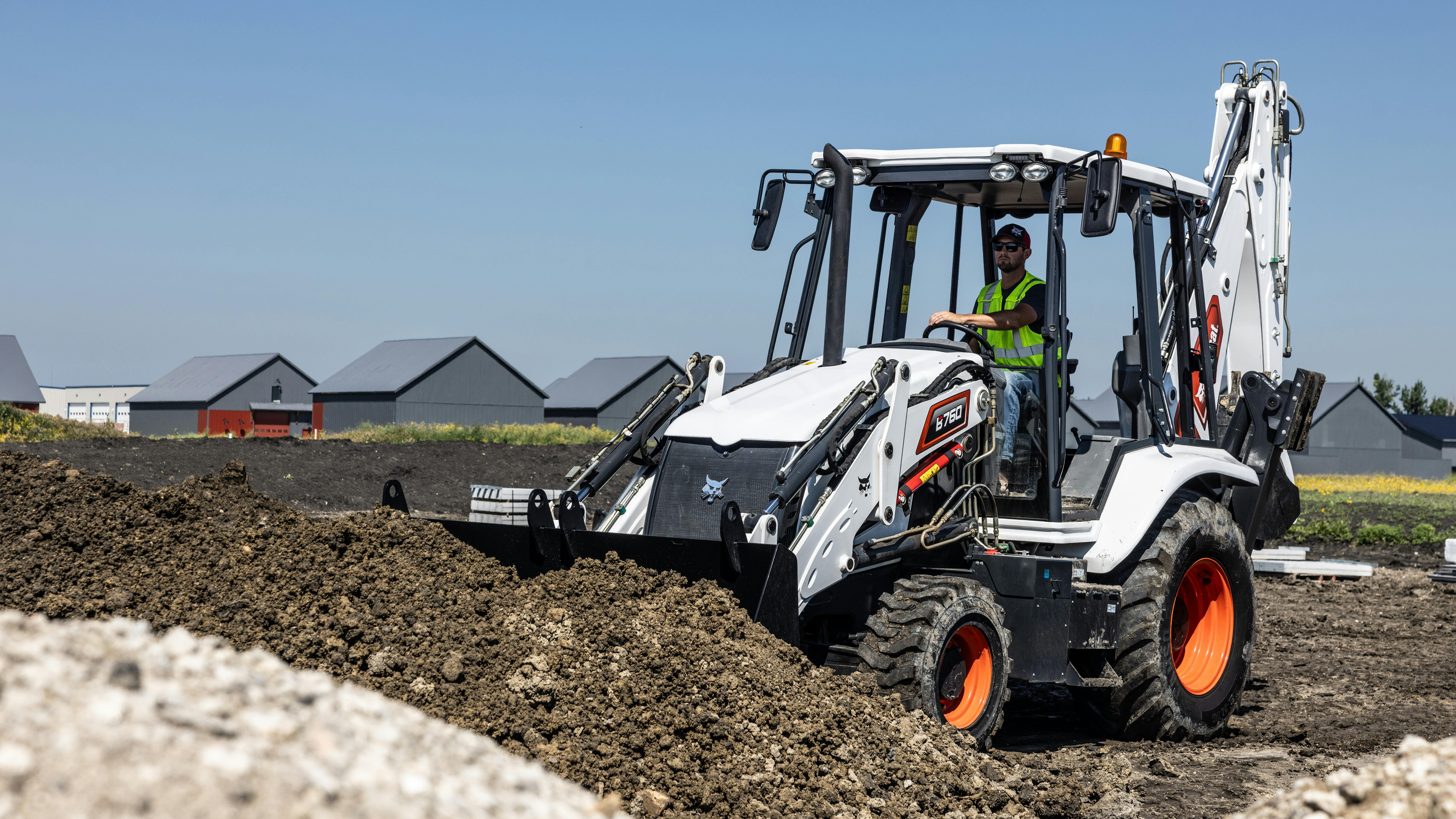 Bobcat's B760 is its first entry into the backhoe loader market.