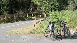 The support covers bicycle and pedestrian pathways. The support covers bicycle and pedestrian pathways.