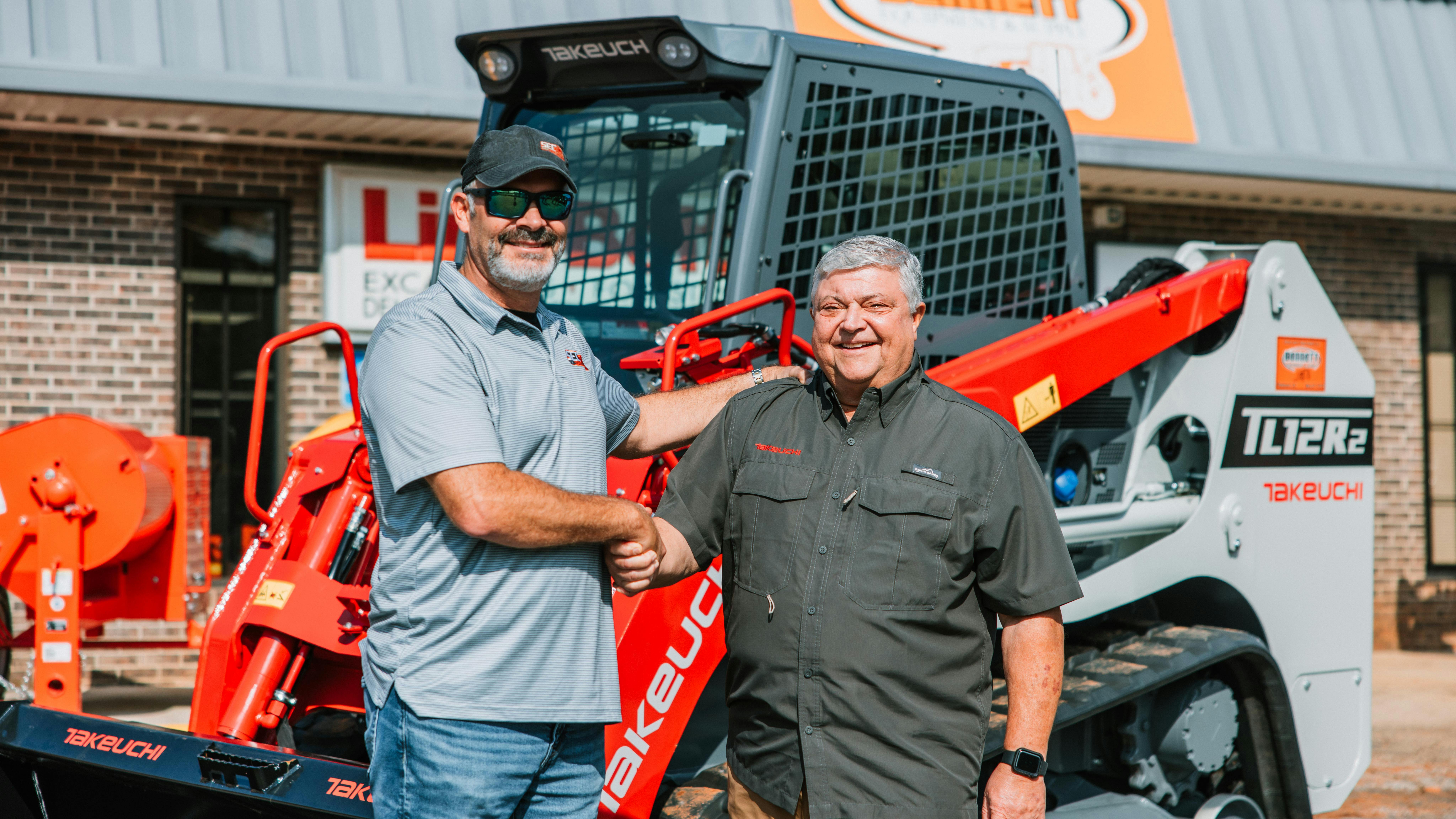 The 10,000th TL 12R2 model, was shipped to Takeuchi dealer Bennet Equipment & Supply and sold to Scott Childress of SEC Construction in Greenville, South Carolina.