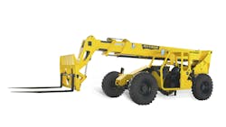 Pettibone Extendo 1044X telehandler has forward reach of 30 feet. Pettibone Extendo 1044X telehandler has forward reach of 30 feet.