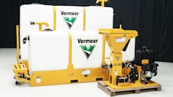 The 24.4-inch narrow tank enables the MX150 to fit on a trailer alongside mid-size directional drills. The 24.4-inch narrow tank enables the MX150 to fit on a trailer alongside mid-size directional drills.