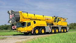 Grove GMK6450-1 will lift 450 tons. Grove GMK6450-1 will lift 450 tons.