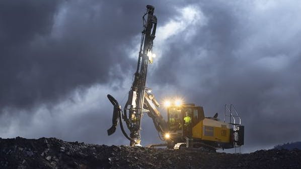 Next generation Epiroc PowerROD T35 is 45% faster at changing rods.