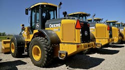 John Deere Wheel loader lineup John Deere Wheel loader lineup