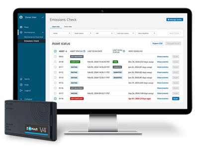 Zonar Fleet Emissions Check