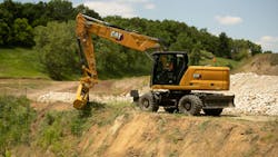 Cat wheeled excavator Cat wheeled excavator