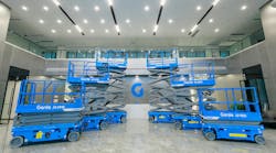 Genie has redesigned its GS scissor lifts. Genie has redesigned its GS scissor lifts.