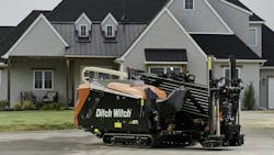 Downhole horsepower on the Ditch Witch JT21 has been increased through improved hydraulic efficiencies and a direct-drive rotation motor. Downhole horsepower on the Ditch Witch JT21 has been increased through improved hydraulic efficiencies and a direct-drive rotation motor.