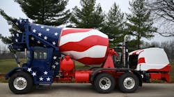 Advance Challenger concrete mixer truck measures 150 inches high, 101 inches wide, and 367 inches long, Advance Challenger concrete mixer truck measures 150 inches high, 101 inches wide, and 367 inches long,