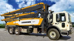 Liebherr concrete pump Liebherr concrete pump