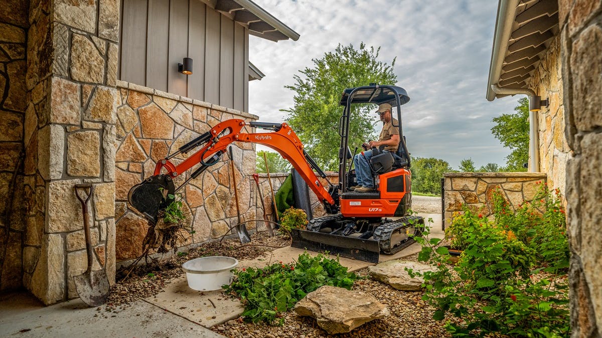 Kubota excavator