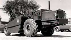 The third variant of the rear-steer design was the 150-horsepower 3MDT-6SH, powered by a Cummins 6HBID. A total of eight rear-steers were built before the program was terminated by developing wartime demands plus their own complexity and performance issues. The third variant of the rear-steer design was the 150-horsepower 3MDT-6SH, powered by a Cummins 6HBID. A total of eight rear-steers were built before the program was terminated by developing wartime demands plus their own complexity and performance issues.