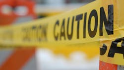 Work zone caution tape Work zone caution tape