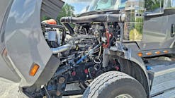 The International S13 diesel has a clean, uncluttered look. Six vocational ratings, from 370 to 515 horsepower, are offered. The engine and T14 automated transmission weigh 3,197 pounds. The International S13 diesel has a clean, uncluttered look. Six vocational ratings, from 370 to 515 horsepower, are offered. The engine and T14 automated transmission weigh 3,197 pounds.