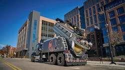 Tank tilts to 36 degrees. Tank tilts to 36 degrees.