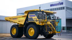 Komatsu HD8785 is a 100-ton haul truck.