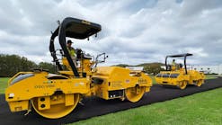 Echelon Mode allows for closer, more efficient tandem rolling. Echelon Mode allows for closer, more efficient tandem rolling.