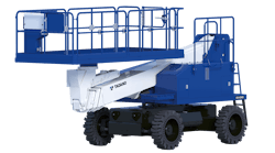 Line of eight mobile elevating work platforms from Tadano include the AS63HD, with a platform capacity of 2,200 pounds with 10 workers. Line of eight mobile elevating work platforms from Tadano include the AS63HD, with a platform capacity of 2,200 pounds with 10 workers.
