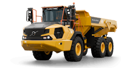 Volvo A40 Electric ADT has a payload of 39 tons. Volvo A40 Electric ADT has a payload of 39 tons.