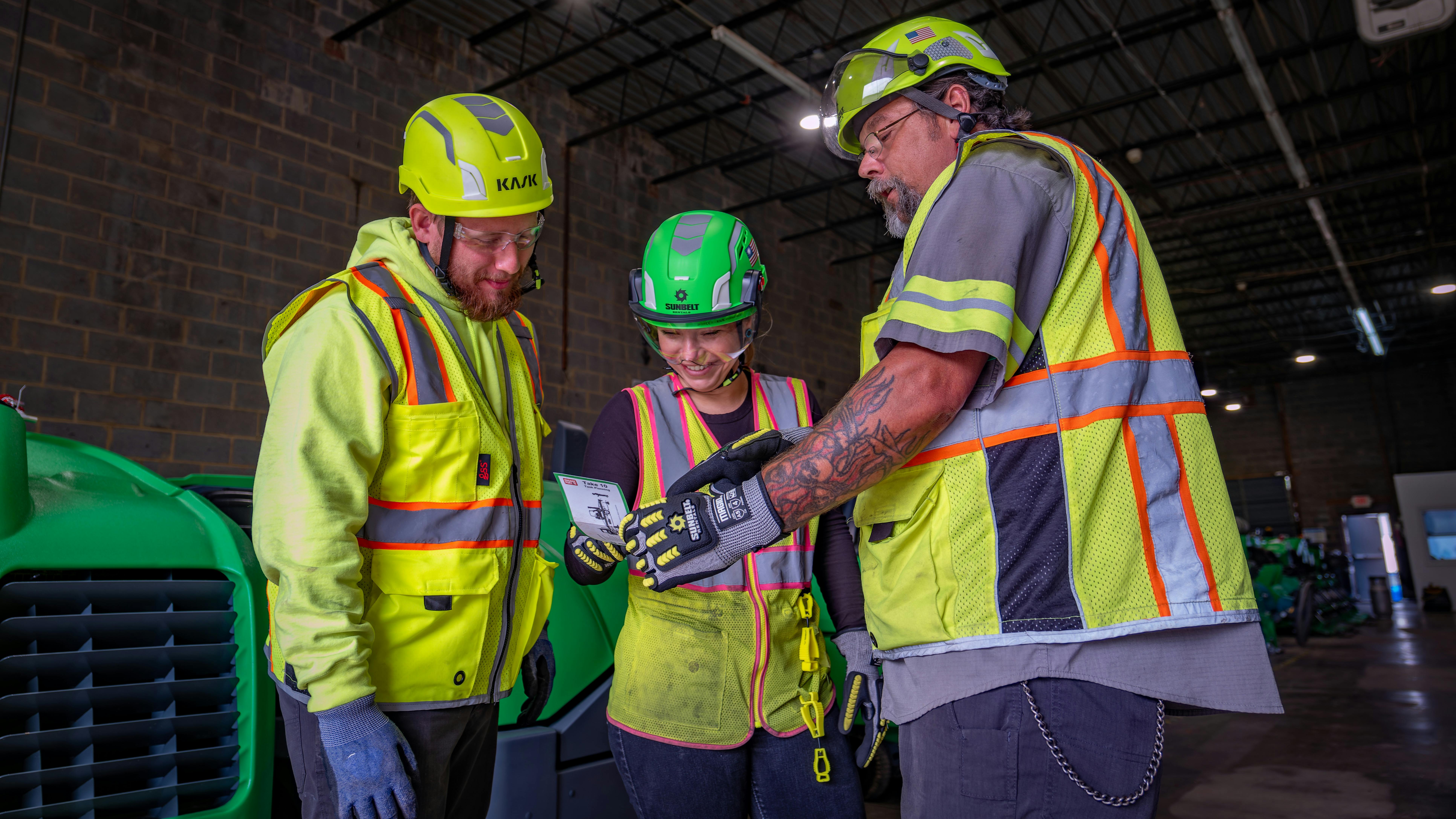 Training pays off not only with an understanding of safety regulations, but training also improves overall safe operation.