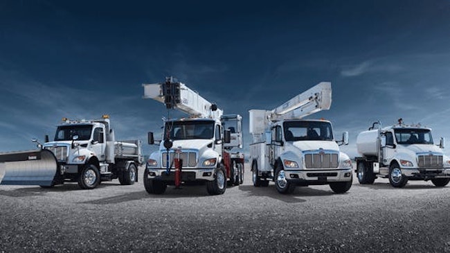 The Pete 536 is part of the medium-duty truck lineup.